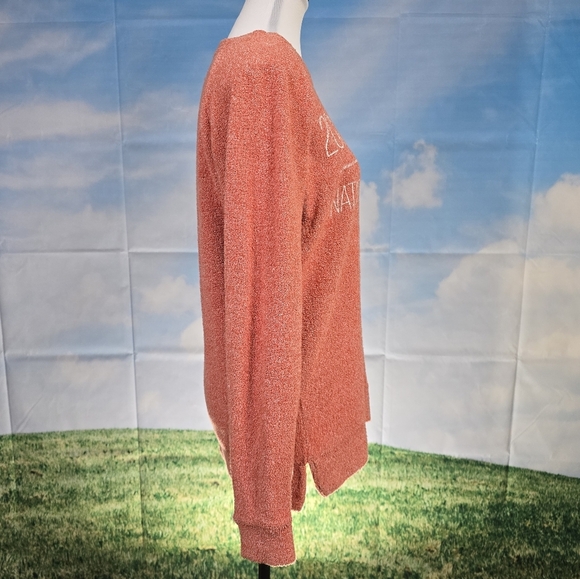 PRESSBOX | CLEMSON TIGERS TEXTURED KNIT TERRY CREW NECK PULLOVER SWEATER - Picture 6 of 16